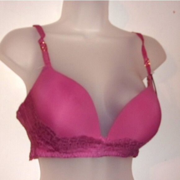 Youmita Heather Rose Lace Demi Soft Cup 34B Bra NWT - Picture 3 of 7